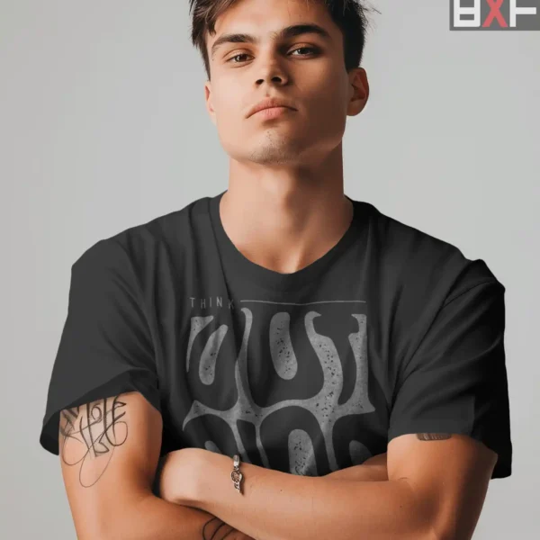 Black Quotes Tshirt For Men