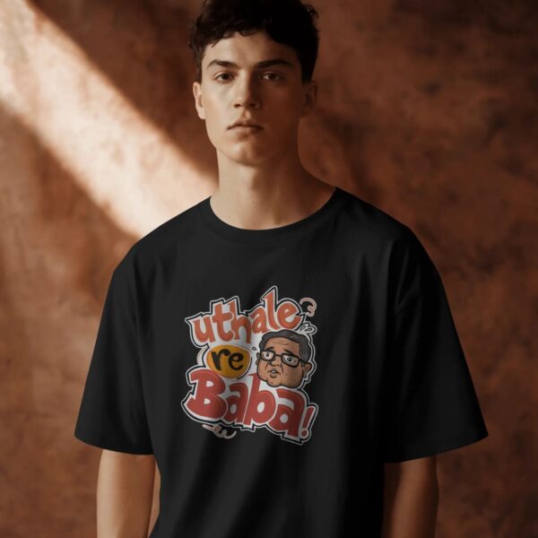 Uthale Re Baba T-Shirt | Funny Desi Meme